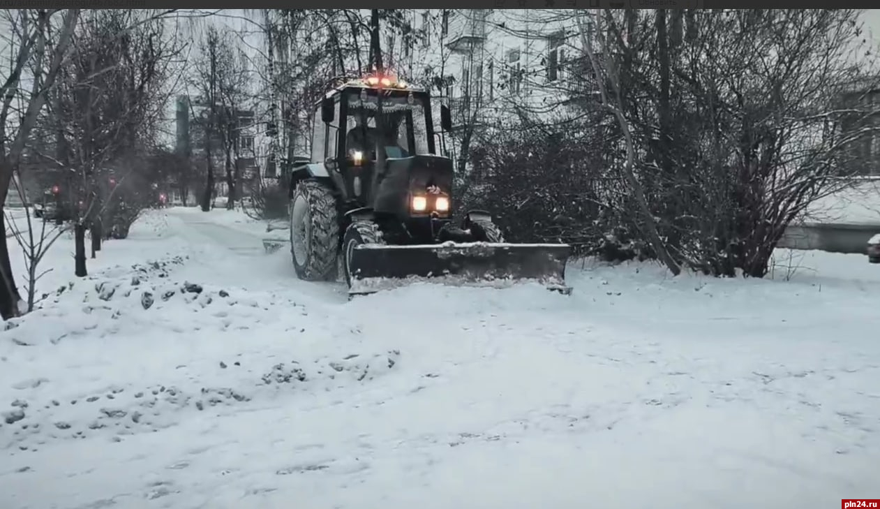 «СитиИнвестГрупп» смонтировала видеоролик об уборке снега в Пскове
