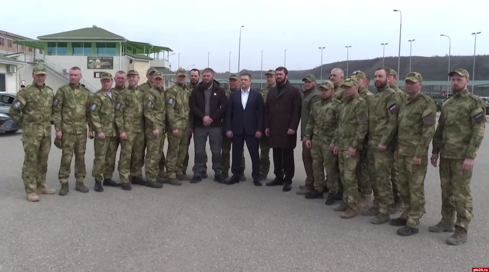 Псковский губернатор посетил Российский университет спецназа. ВИДЕО