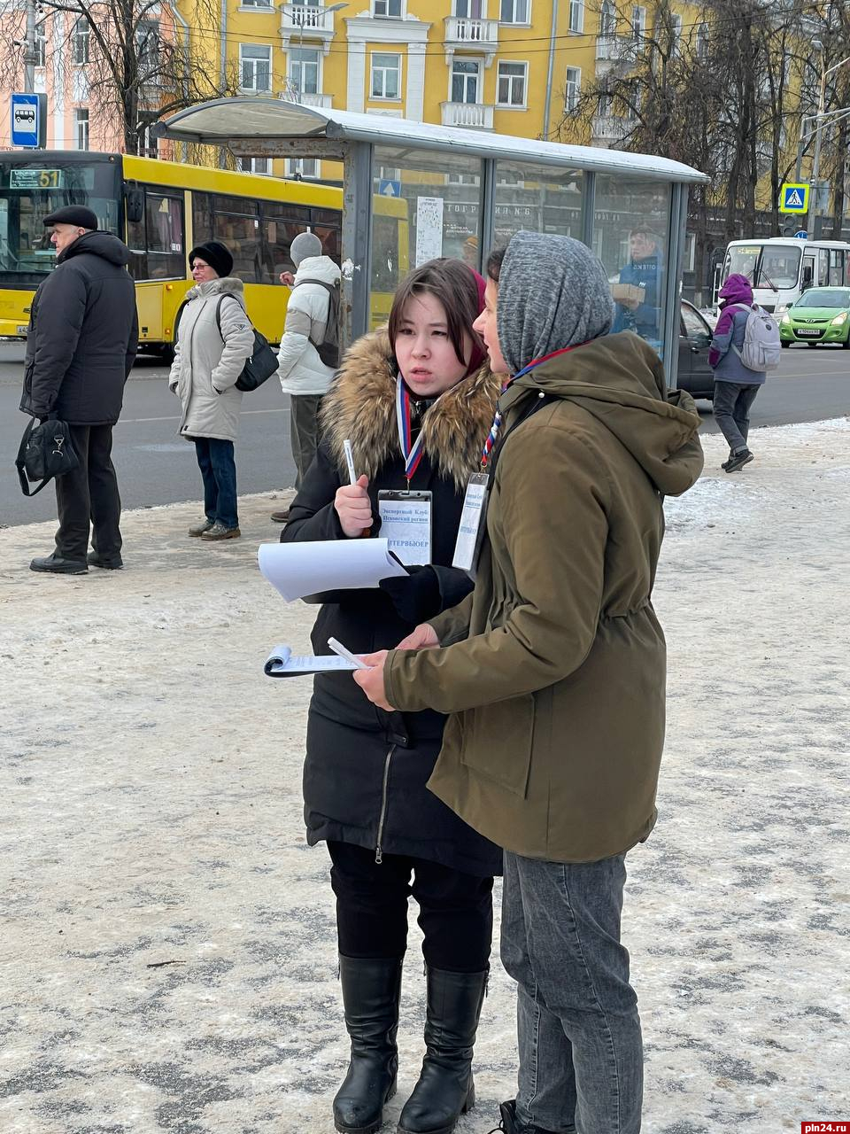 Социологический опрос в преддверии президентских выборов стартовал в Пскове  | 12.01.2024 | Псков - БезФормата