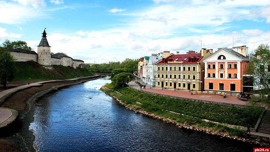 Псков центр города фото