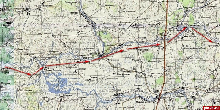 Карта новоржевского района псковской области подробная