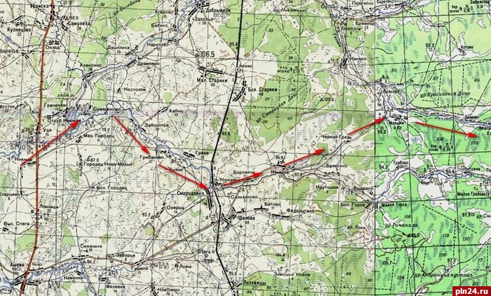 Карта псковской области новоржевского района псковской области