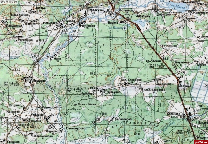 Карта новоржевского района псковской области подробная