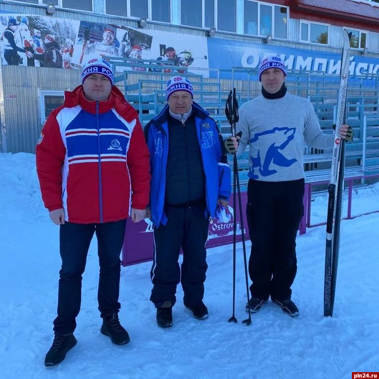 Политики Псковской области приняли участие в лыжной гонке