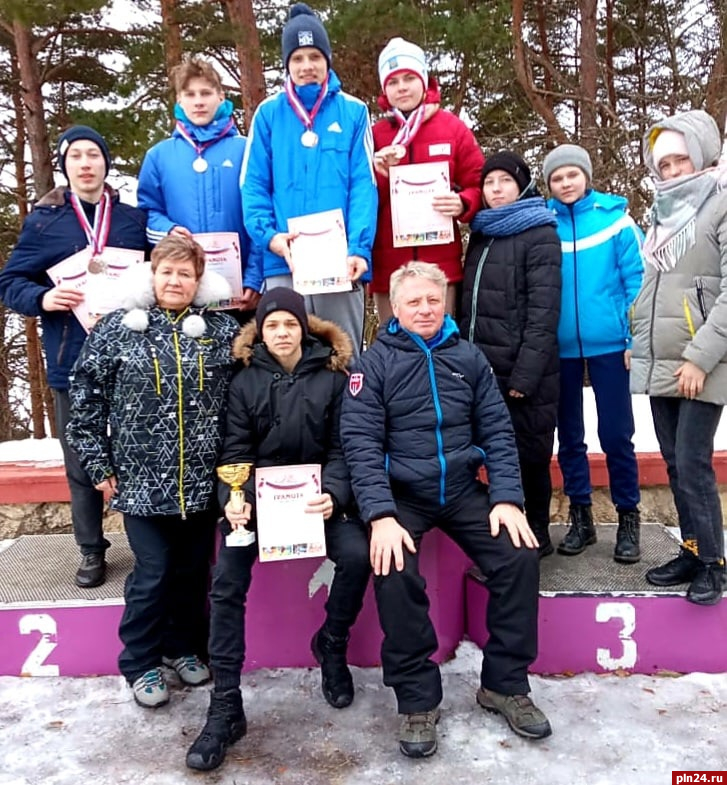 Команда Печорского района заняла первое место в областной спартакиаде по лыжным гонкам