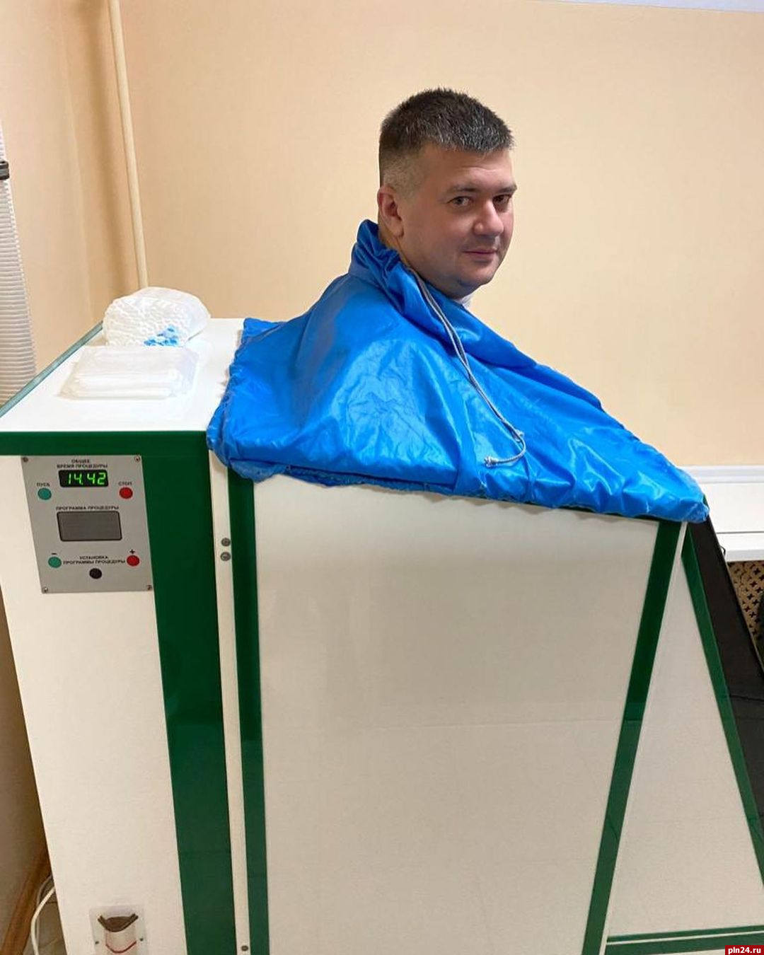Глава облсовпрофа опробовал оздоровительные процедуры в санатории «Хилово»