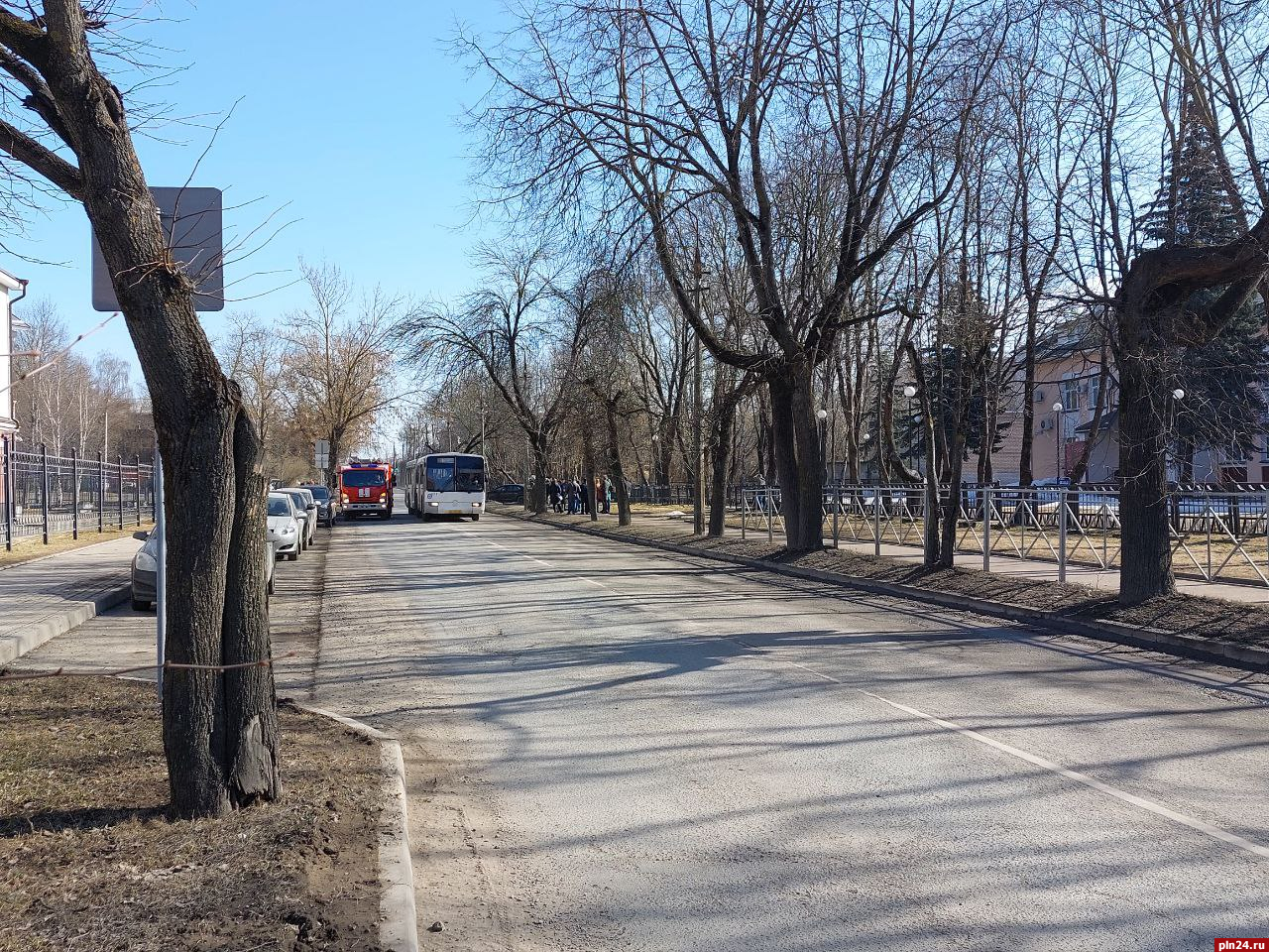 Сотрудников псковского ФОМС эвакуировали из-за сообщения о минировании