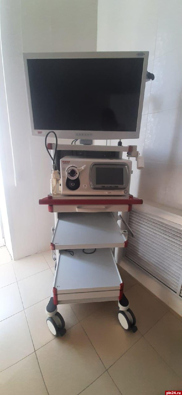 Новый видеогастроскоп поступил в детскую поликлинику Пскова