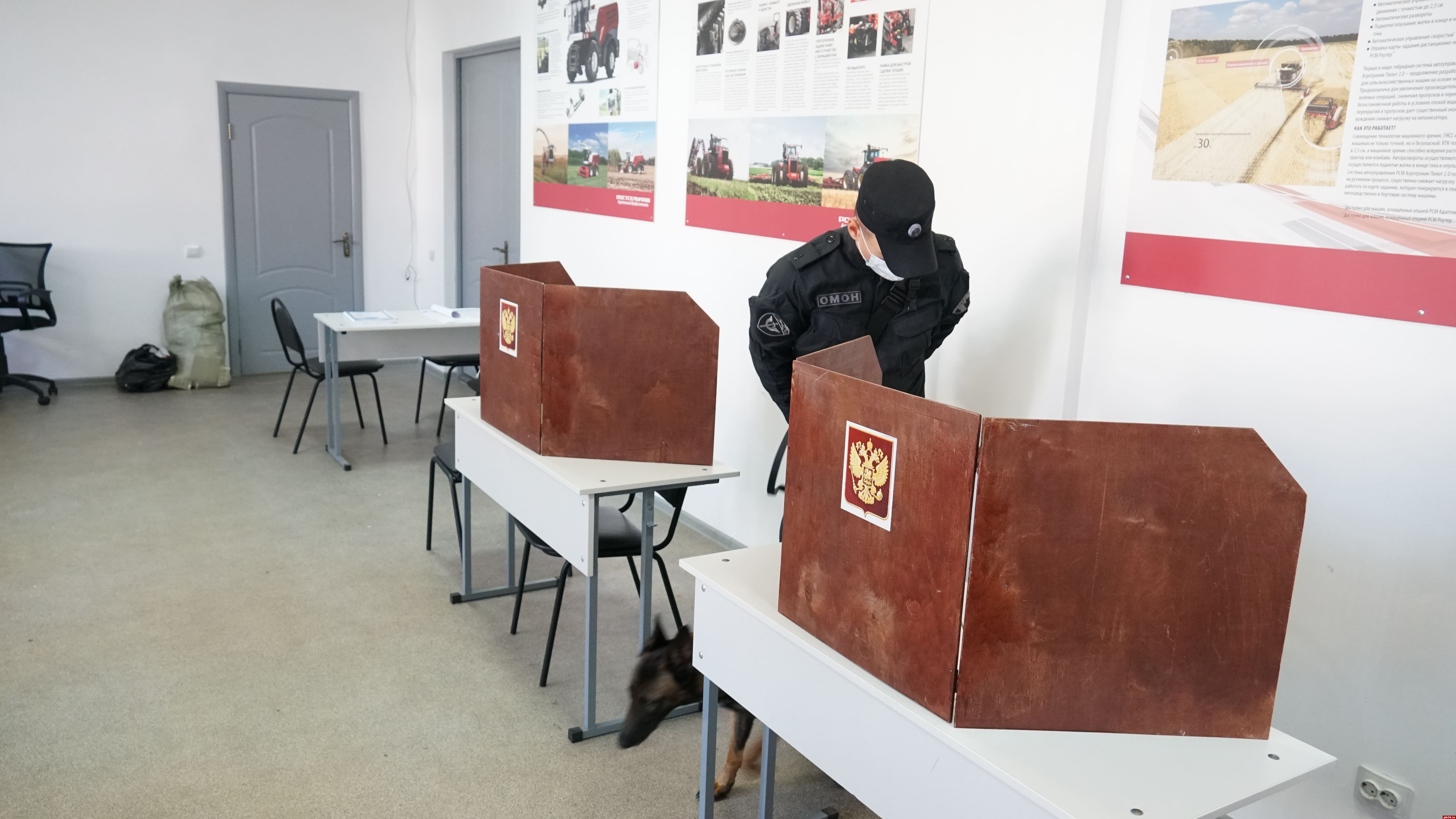 Росгвардия обеспечит безопасность на сентябрьских выборах в Псковской области