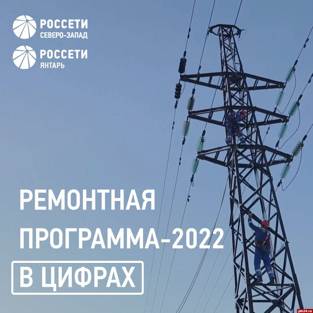Энергетики отремонтировали 352 км ЛЭП в Псковской области