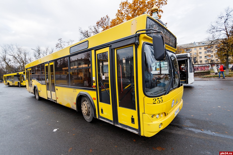 Количество рейсов увеличили на автобусном маршруте №8 в Пскове