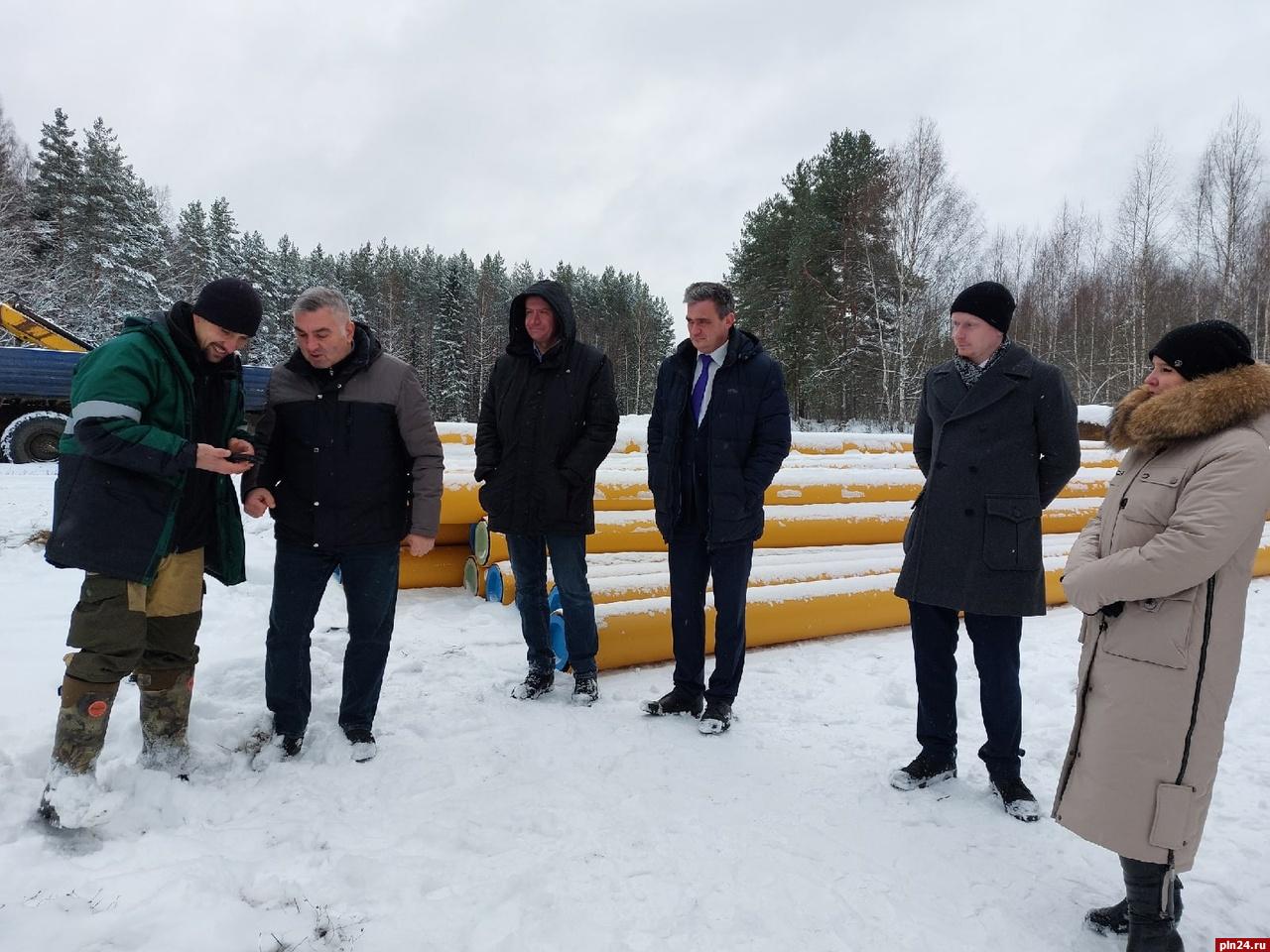 Продолжается монтаж газопровода «Новоржев - Пушкинские Горы»