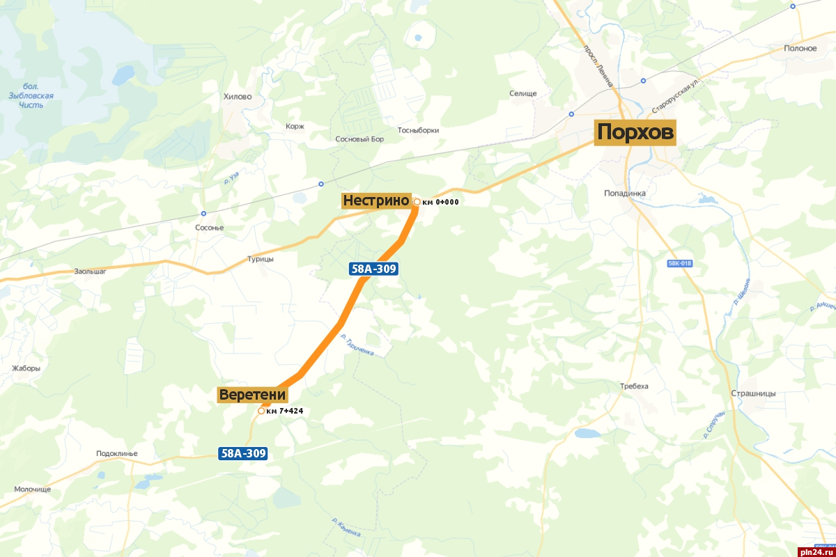Участок дороги в Порховском районе в 2023 году отремонтируют по нацпроекту