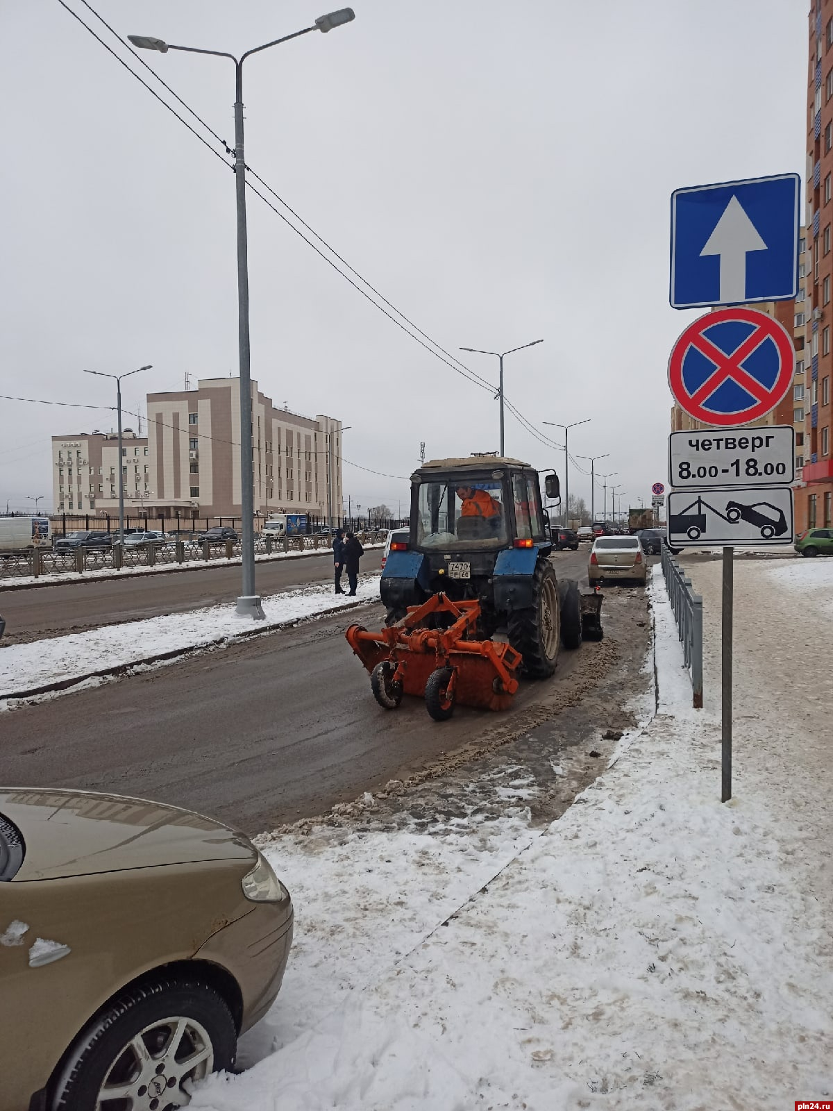 «СитиИнвестГрупп» задействует ГИБДД для борьбы с нарушителями правил парковки в Пскове