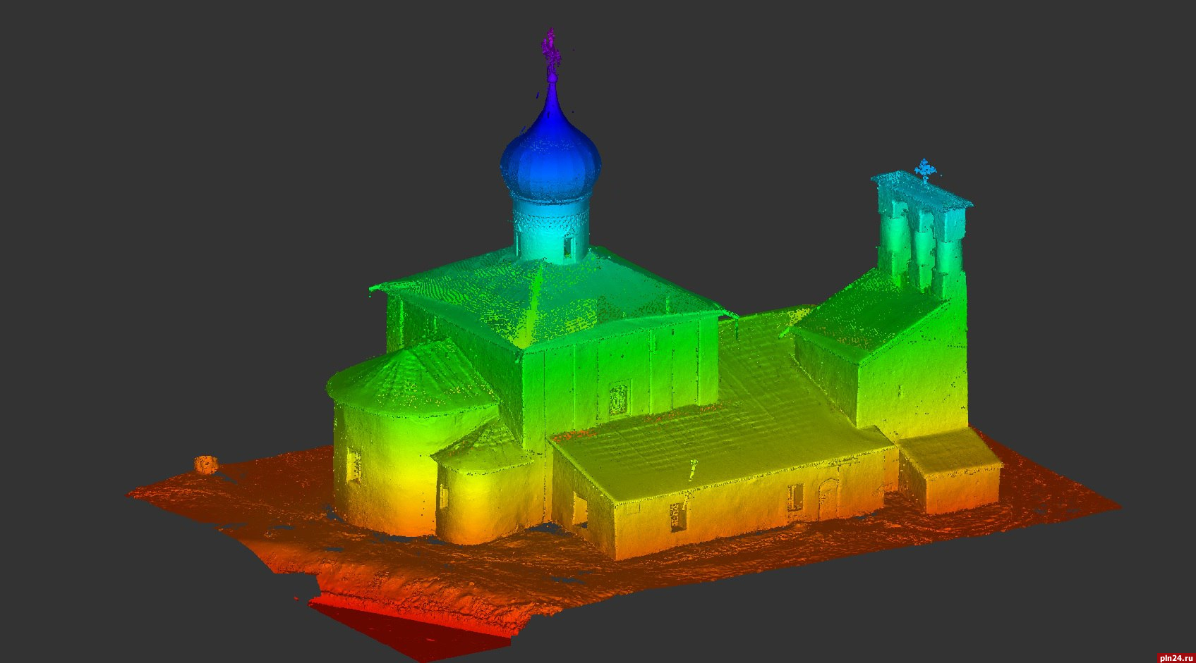 3D-модель церкви Новое Вознесение XVI века создали псковские археологи