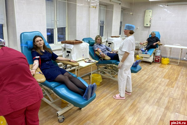 Сотрудники псковского УФСИН провели благотворительную акцию по сдаче крови