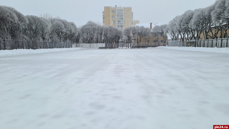 Каток на запсковье псков