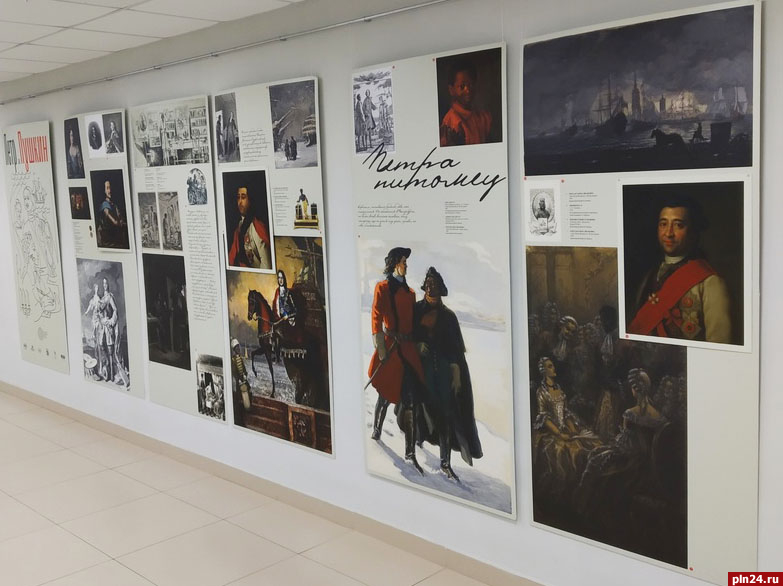 Пушкинский заповедник открыл выставку «Пётр и Пушкин» в Пскове