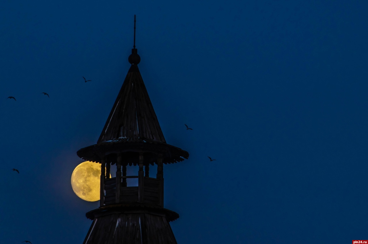 «Испуганную птицами» Луну сфотографировал псковский астроном-любитель