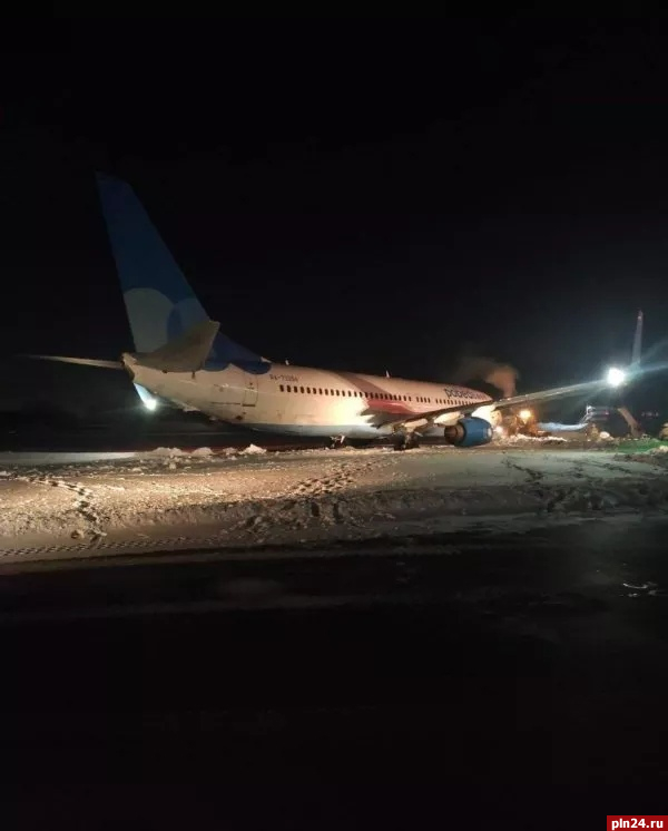 Следователи выясняют причины выкатывания самолёта за полосу в аэропорту Перми