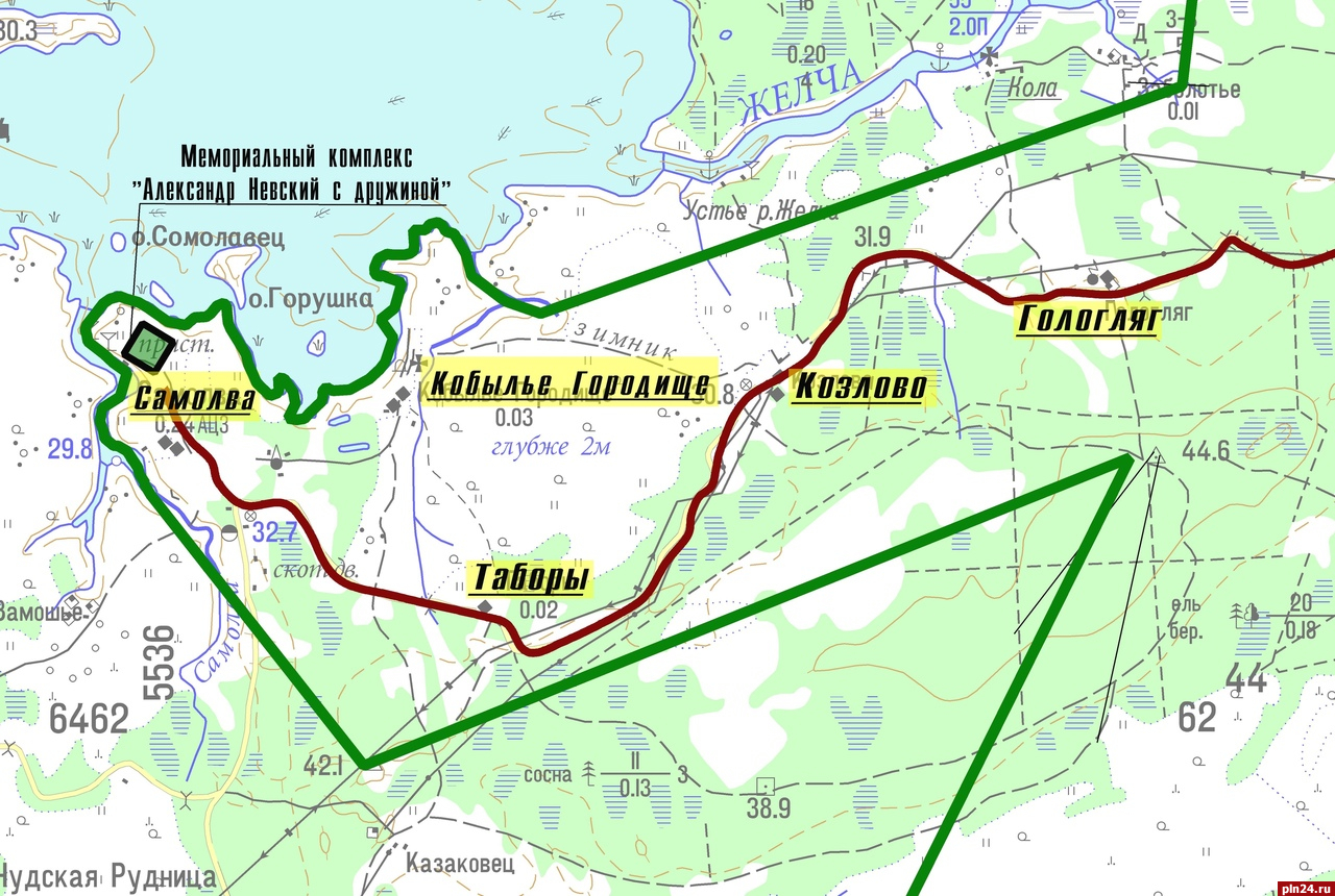 Погранзона псковская область карта