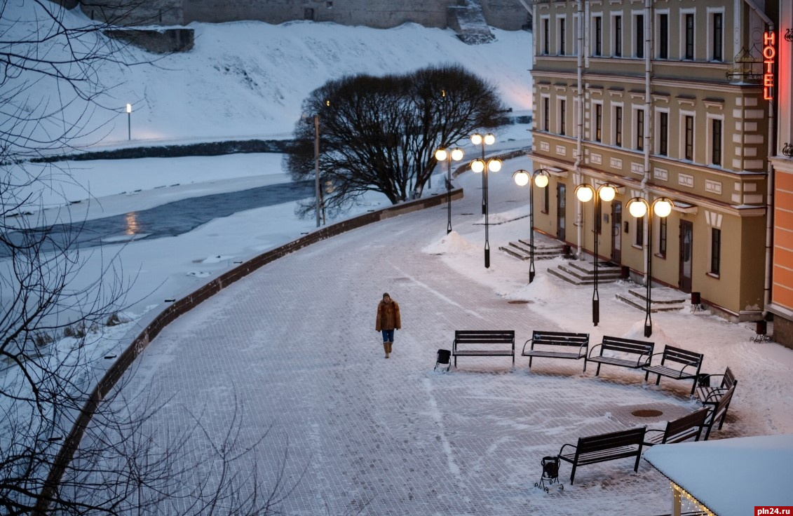 До -5 градусов ожидается в Псковской области 23 января