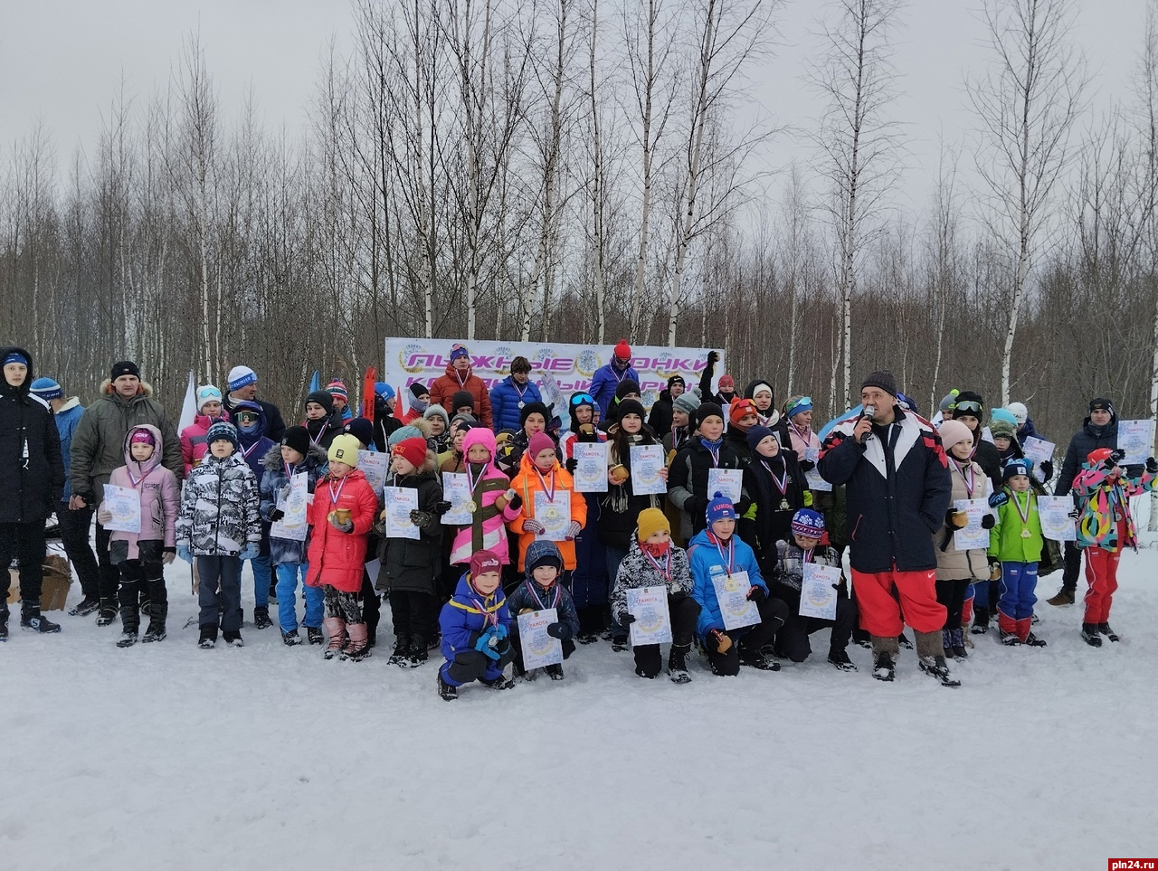 Первенство по лыжным гонкам «На подкове-2023» состоялось в Великолукском районе