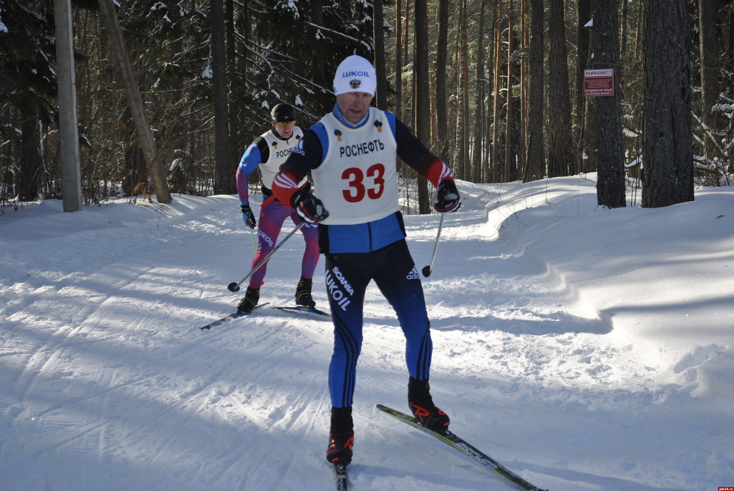 В Сенчитском бору прошли состязания по лыжным гонкам