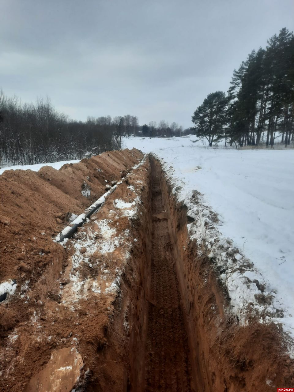 Строительство межпоселкового газопровода началось в Невельском районе