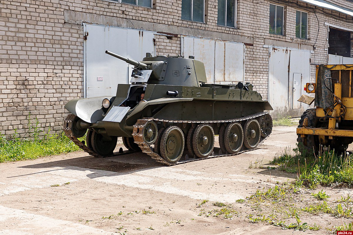 ПЛН-ТВ: Отправка восстановленного танка БТ-7М в музей