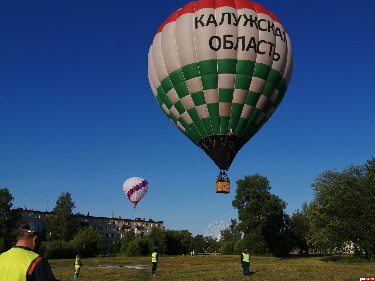 Первый тренировочный полет на воздушных шарах состоялся в Великих Луках