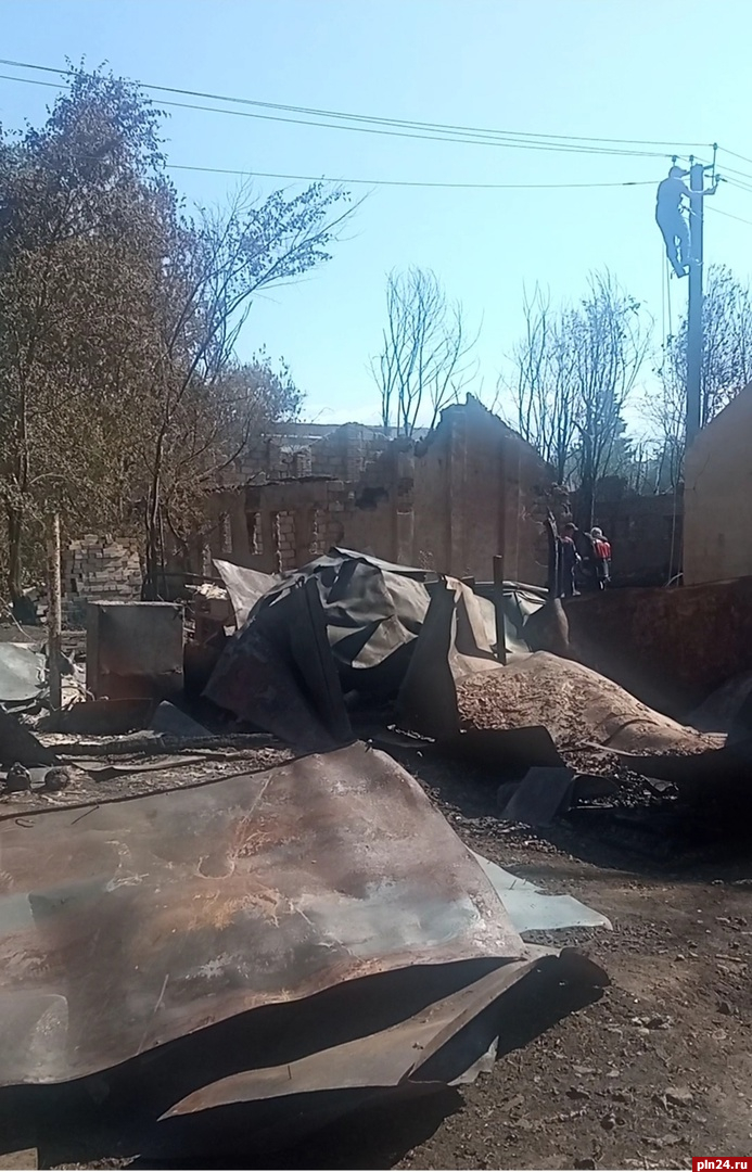 Тридцать хозяйственных построек сгорело в Заплюсье