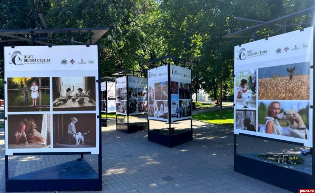 Экспозиция фотографий участников фестиваля «Цвет белой стены» открылась в Пскове