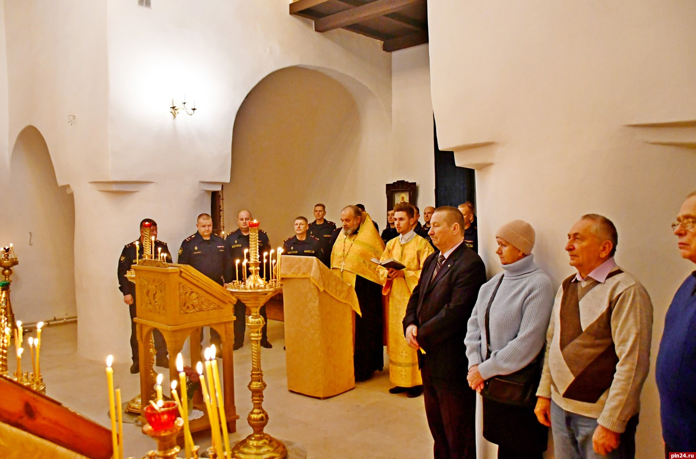 Праздничный молебен для сотрудников УФСИН прошел в Пскове