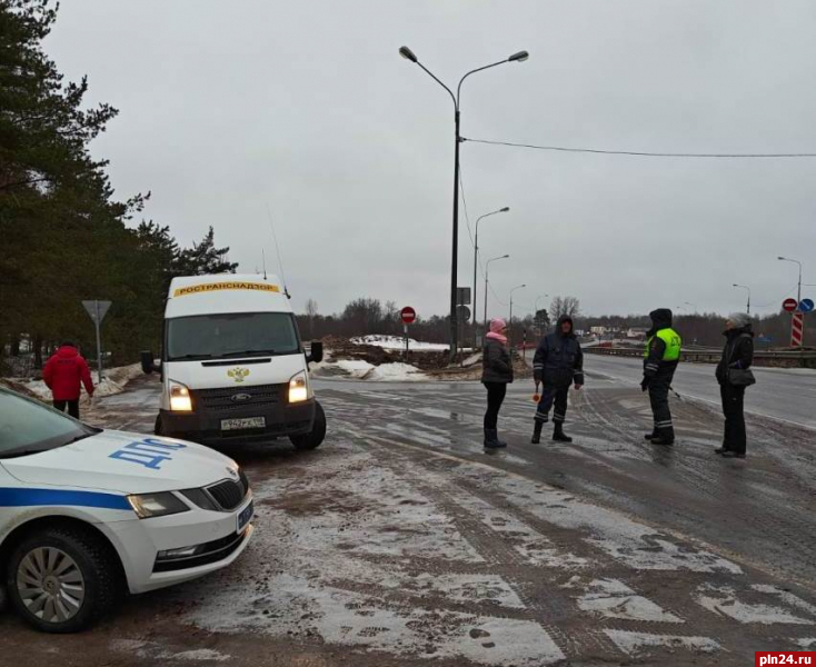 Ространснадзор и Госавтоинспекция в Пскове проверили 46 водителей грузовиков в рамках рейда