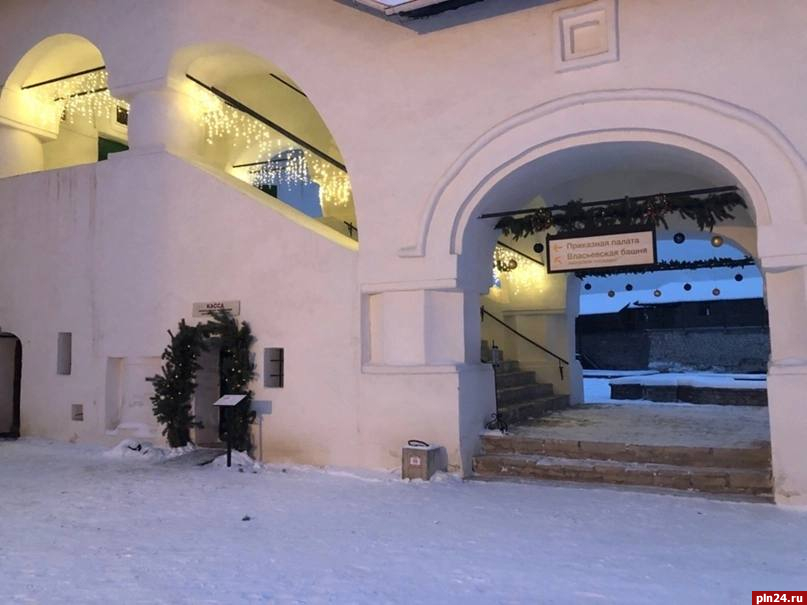 Выставочный зал на втором этаже Приказной палаты будет закрыт 7 января в Пскове