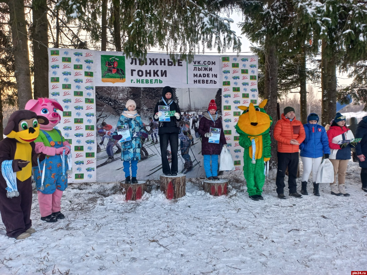 Первый этап кубка Псковской области по лыжным гонкам прошел в Невеле