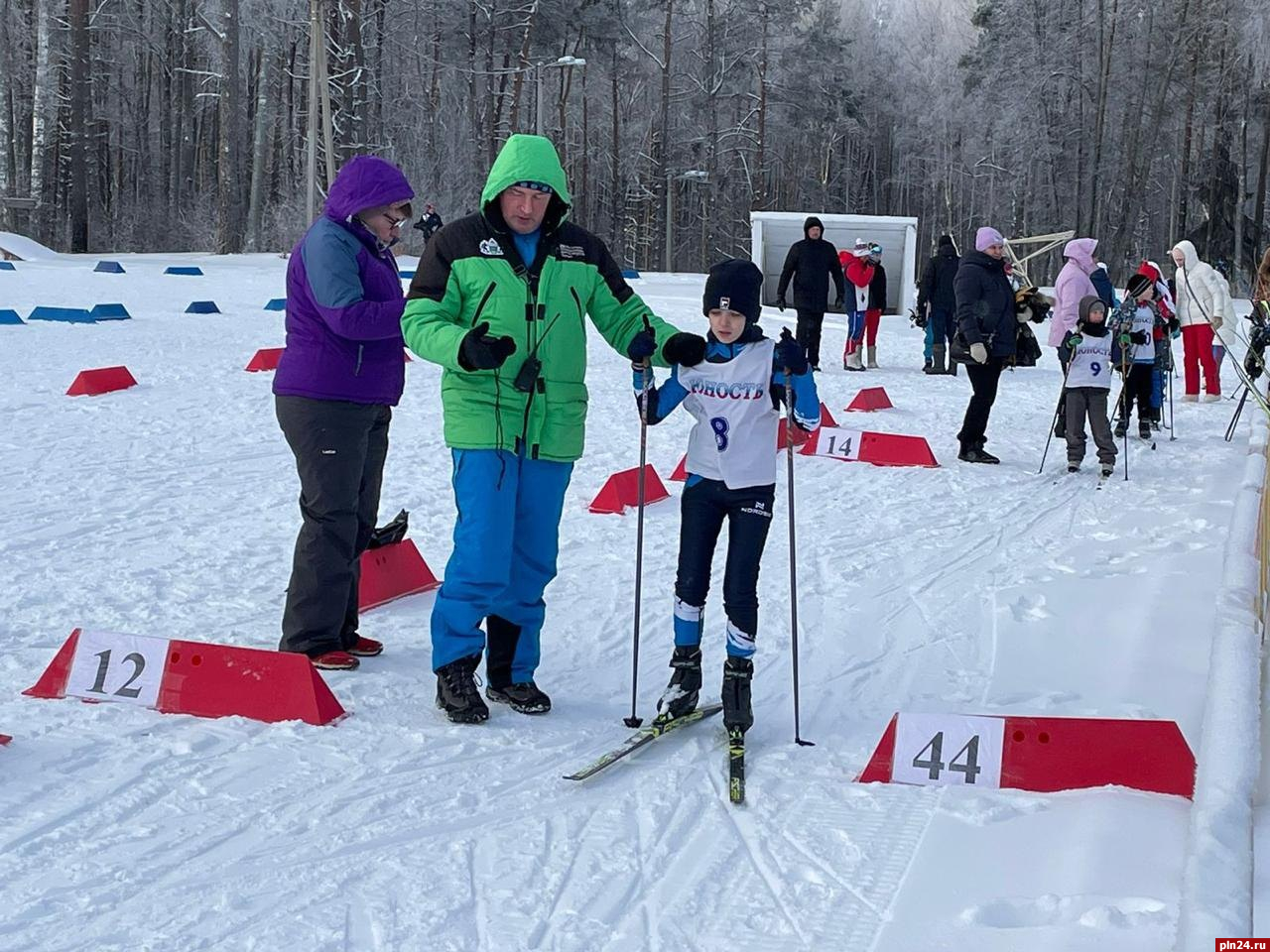 Второй этап Кубка Псковской области по лыжным гонкам состоялся на базе «Юность»
