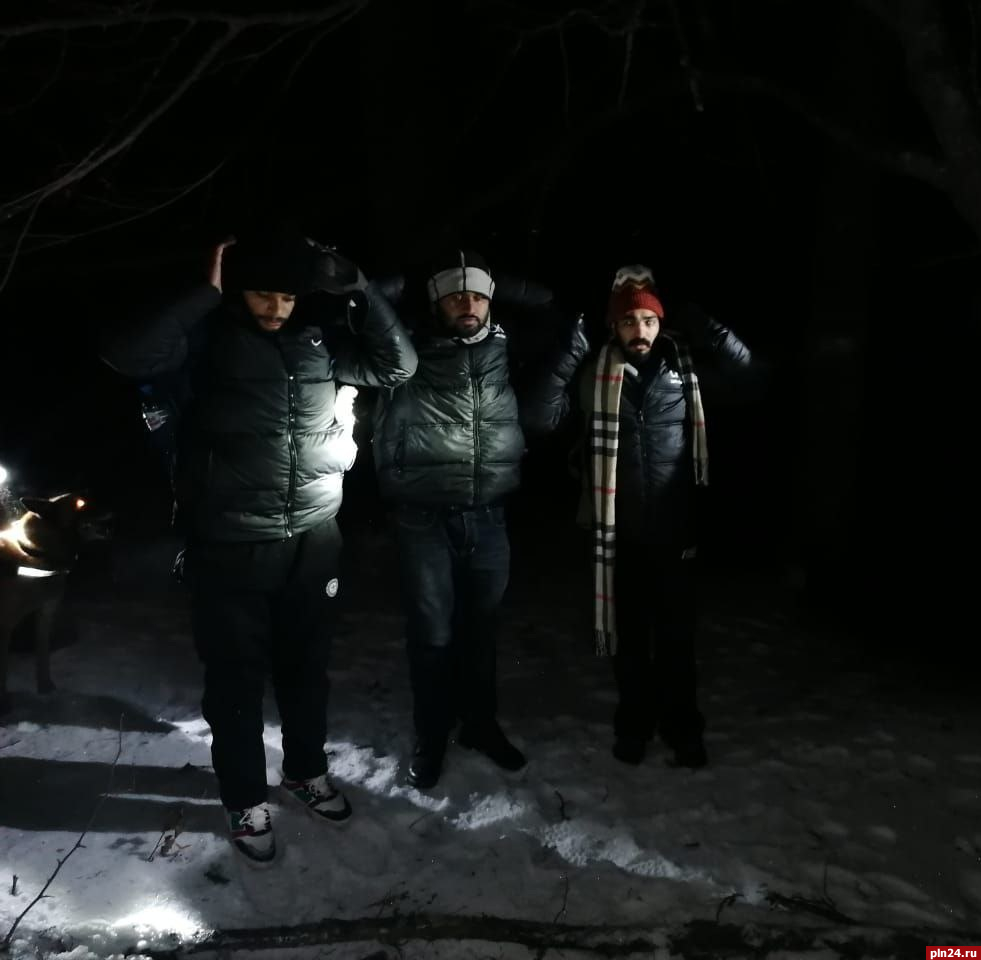 Трех иностранцев задержали за попытку незаконно покинуть РФ в Печорском округе