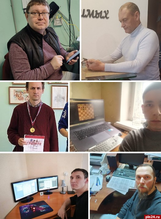 Команда Штаба общественной поддержки Псковской области приняла участие в шахматном турнире