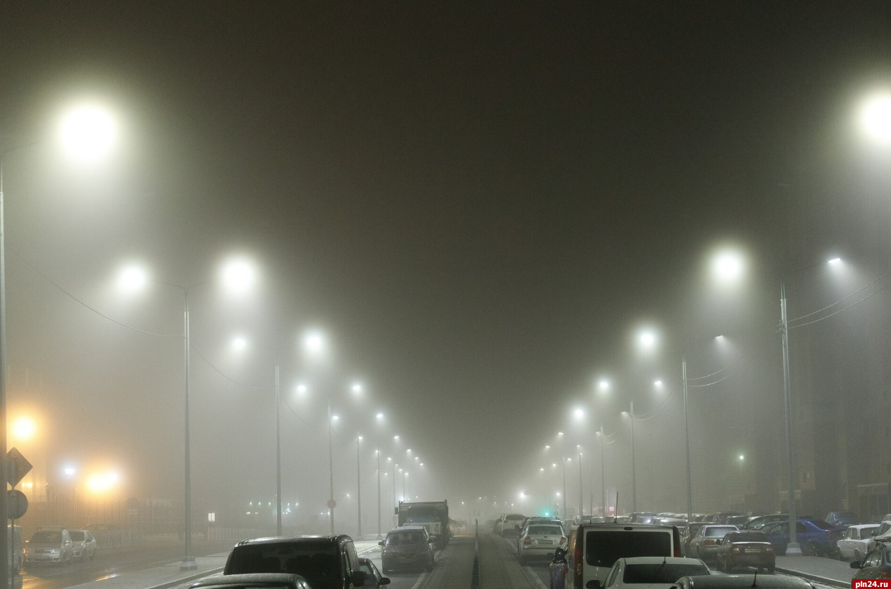 Туман ожидается на территории Псковской области в ближайшие часы