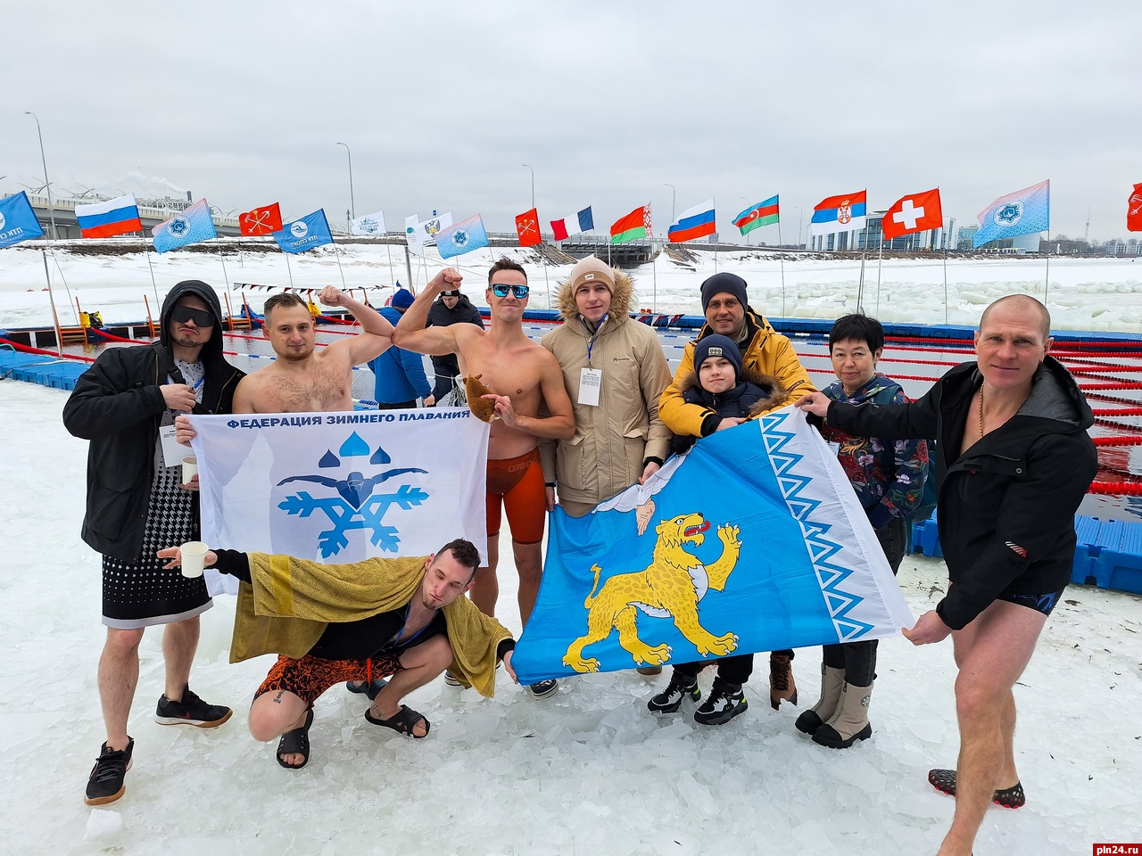 Псковичи завоевали первые медали на Кубке России по зимнему плаванию