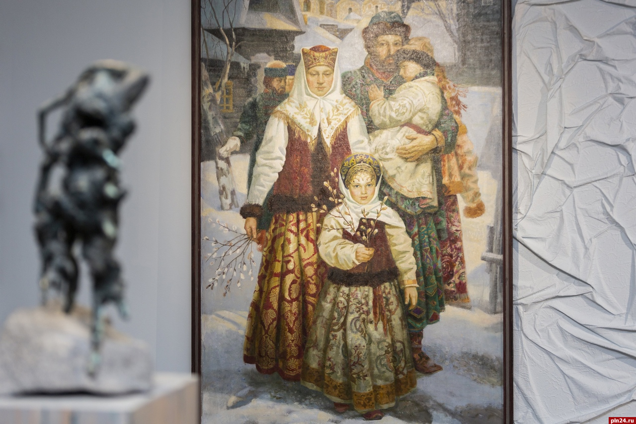 Выставка «Русская зима» в Изборске завершит работу 25 февраля
