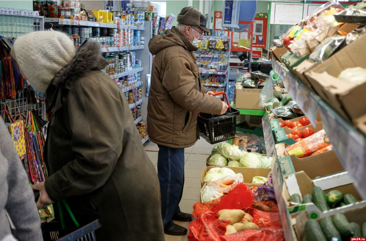 Цены на продовольствие в Псковской области в январе выросли на 1,8%