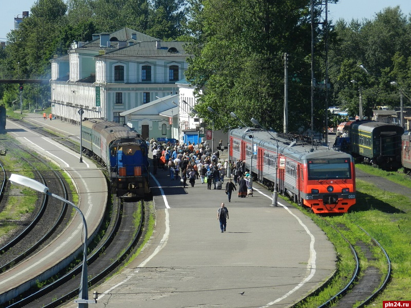 Погрузка на железной дороге в Псковской области выросла почти на 8% за два месяца