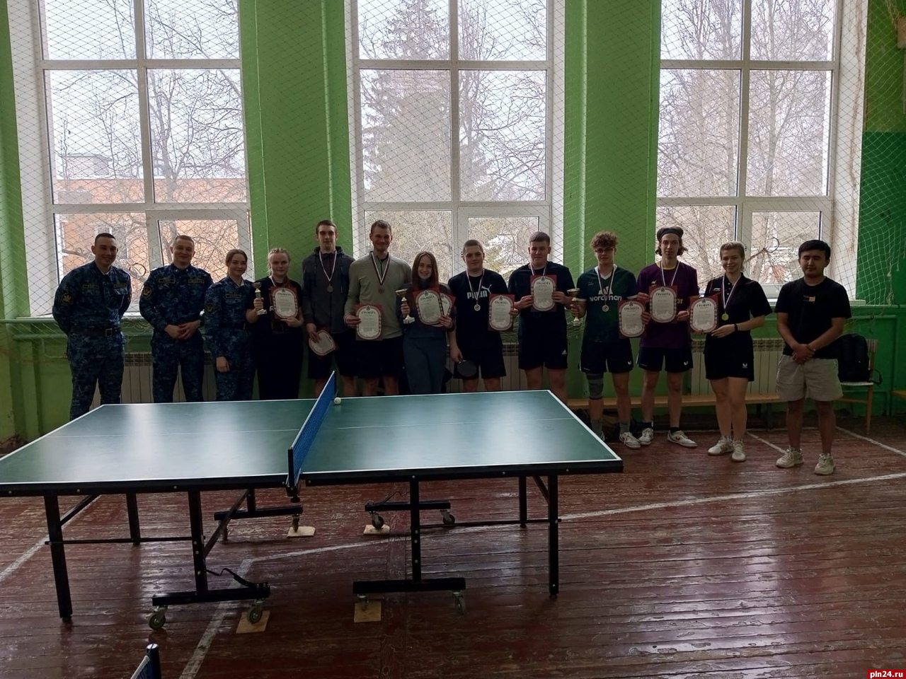Соревнования по настольному теннису в рамках XV спартакиады вузов состоялись в Пскове