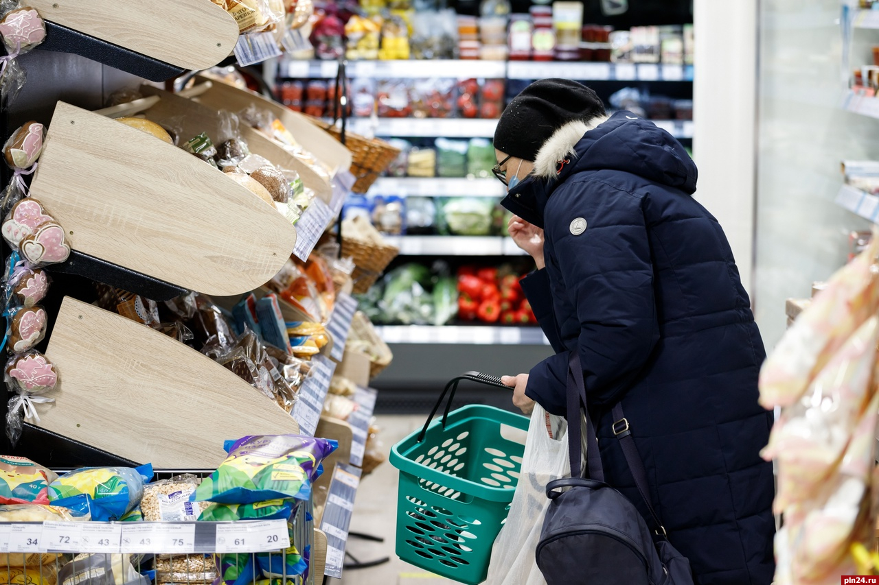 Инфляция в феврале в Псковской области превысила 6,5%