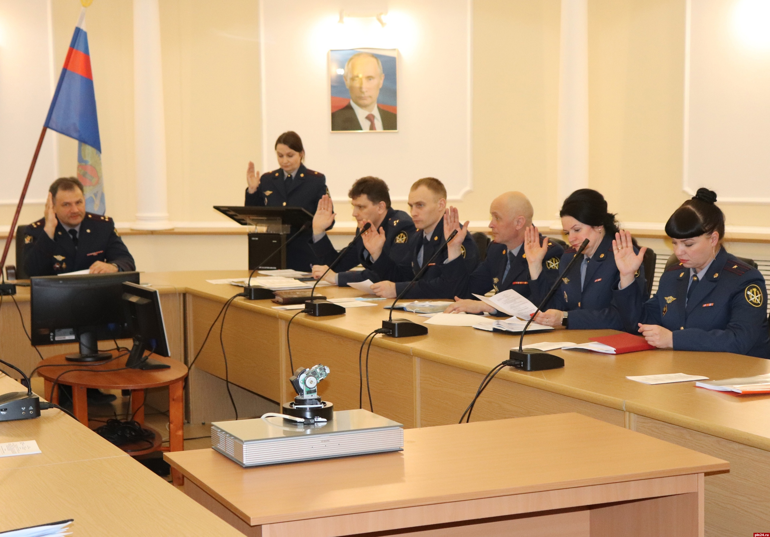 Кандидатов на получение именной стипендии ФСИН определили среди псковских курсантов