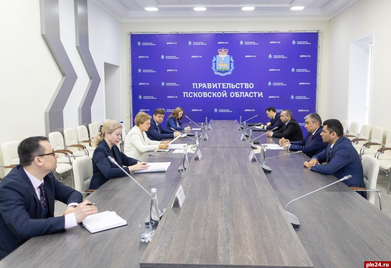 Перспективы сотрудничества Псковской области с Узбекистаном обсудили Вера Емельянова и Ботиржон Асадов