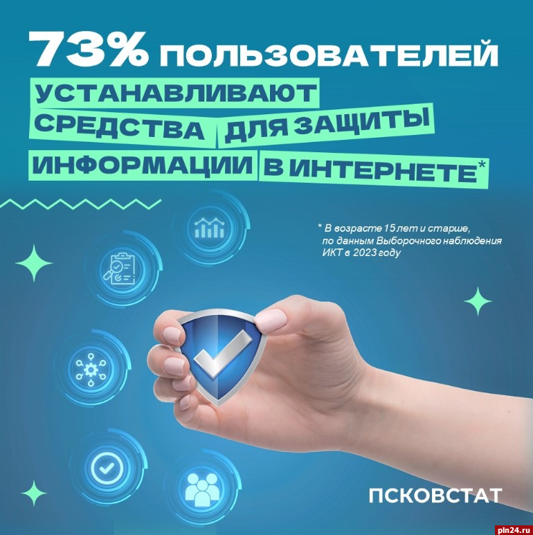 Почти 80% жителей Псковской области ежедневно пользуются Интернетом